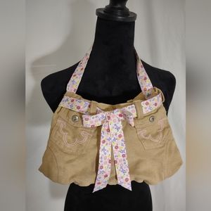 HOMEMADE Little Girls Shoulder Bag (Suede shorts)